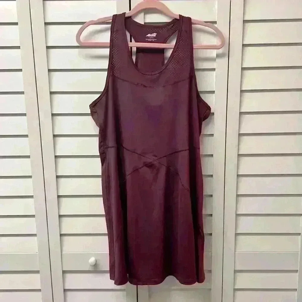 Avia Women's Dress in Burgundy